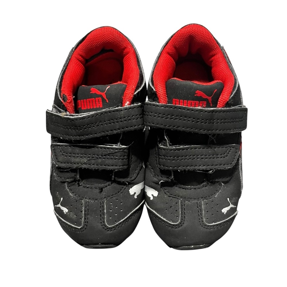 Boy’s Puma Red & Black Sneakers Size 7M